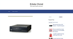 Desktop Screenshot of erikdschmid.com